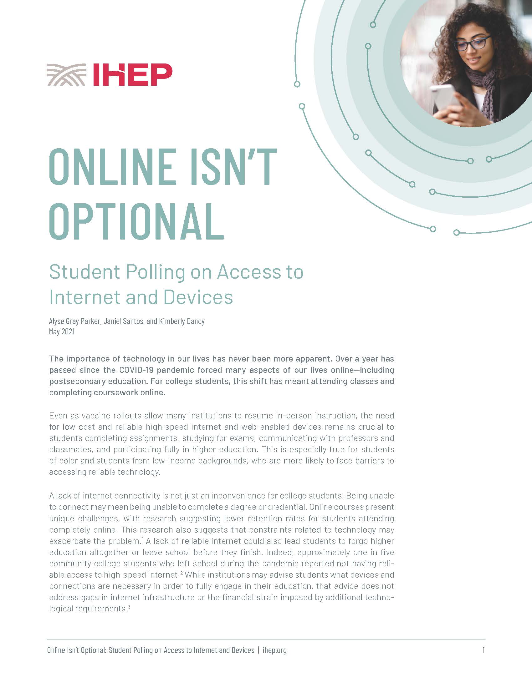 Online Isn’t Optional: Student Polling on Access to Internet and Devices