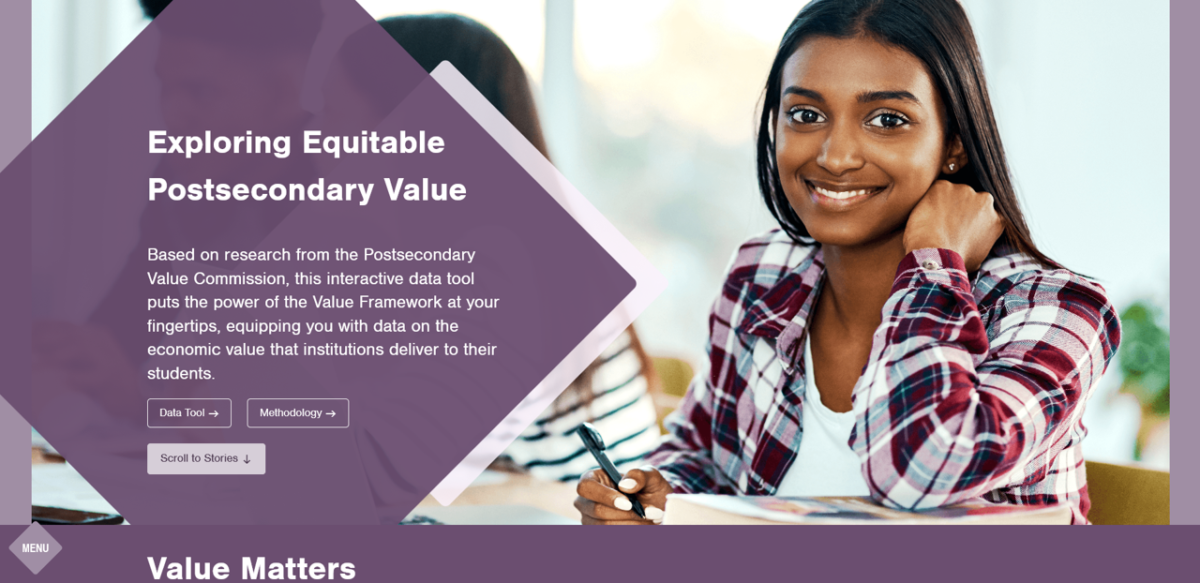 “Know your numbers” using the Equitable Value Explorer to measure value and return on investment for students