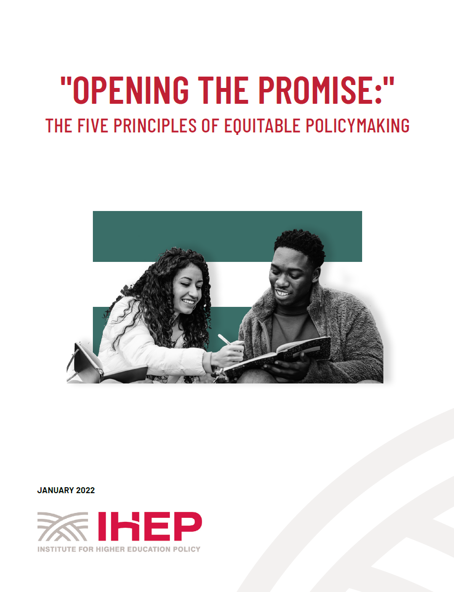 “Opening the Promise:” The Five Principles of Equitable Policymaking