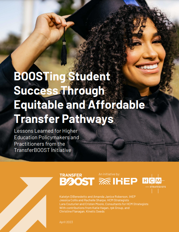 TransferBOOST (Bachelor’s Opportunity Options that are Straightforward and Transparent)