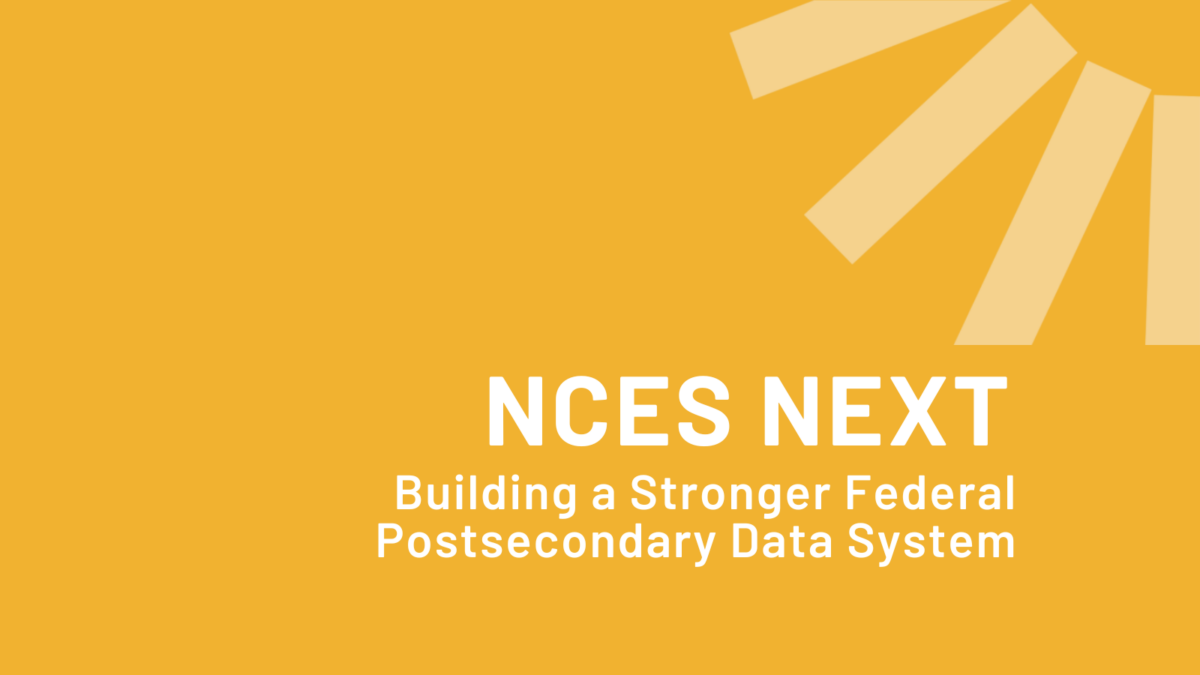 IHEP Launches National Project to Reimagine Federal Postsecondary Data Infrastructure
